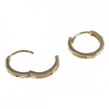 【中古】 デザイン ジュエリー フープ ピアス K18イエローゴールド レディース【Nランク】