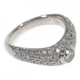 【中古】 デザインジュエリー リング Pt900プラチナ ダイヤモンド ダイヤモンド レディース【Aランク】