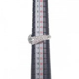 【中古】 デザインジュエリー リング Pt900プラチナ ダイヤモンド ダイヤモンド レディース【Aランク】