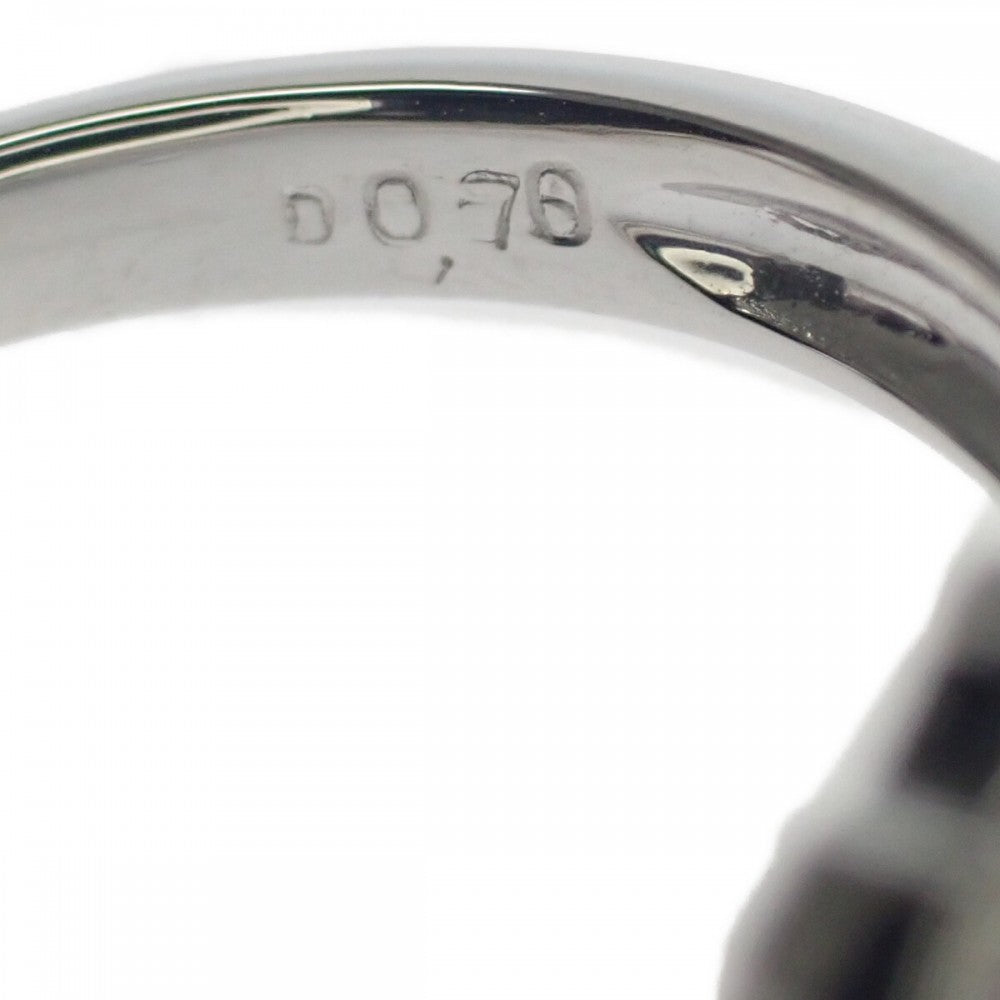 デザイン ジュエリー 11号 リング Pt900プラチナ ダイヤモンド レディース【中古】【Aランク】