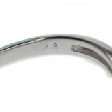 【中古】 デザイン ジュエリー ハートパヴェ リング K18ホワイトゴールド ダイヤモンド レディース【Aランク】