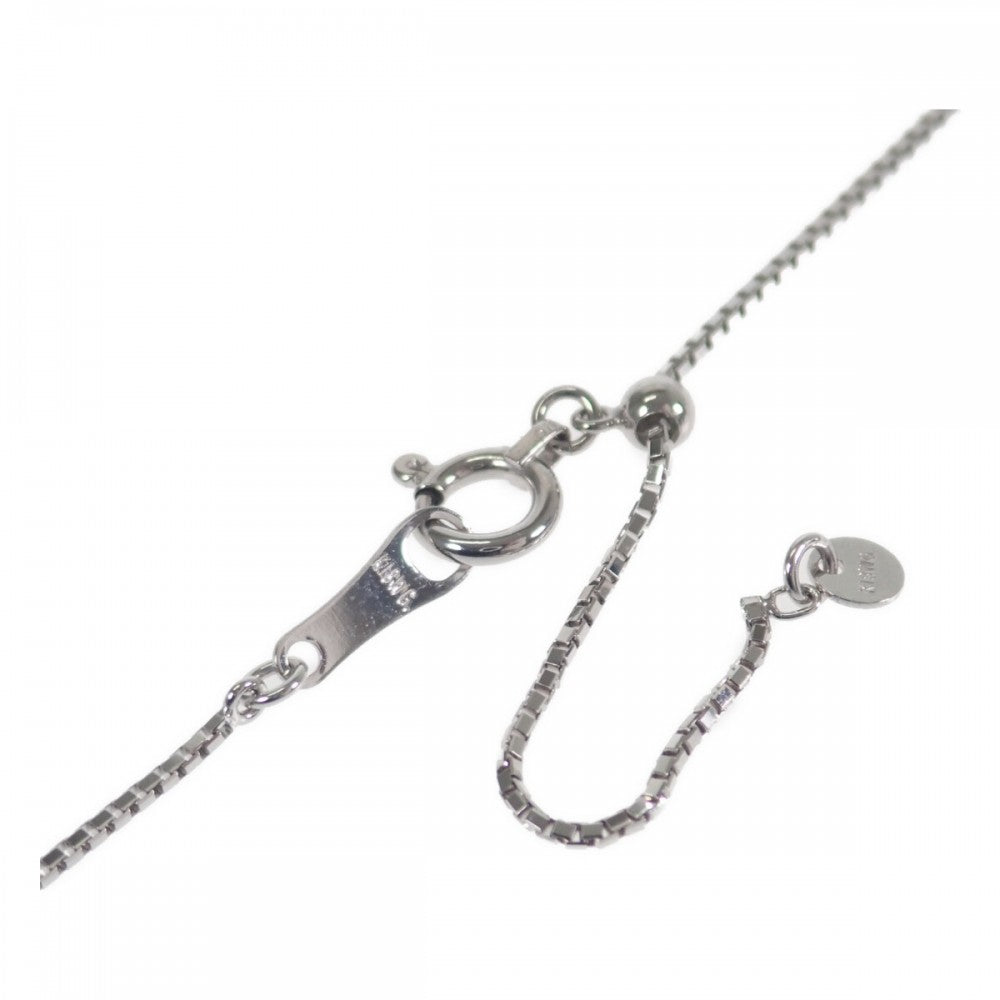 クロス デザイン ジュエリー ネックレス K18ホワイトゴールド ダイヤモンド レディース【中古】【Aランク】