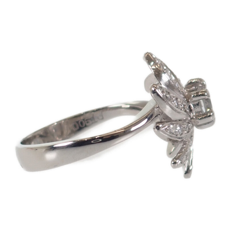 デザインジュエリー 16号 リング Pt900プラチナ ダイヤモンド レディース【中古】【Aランク】