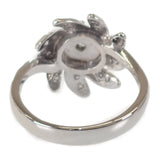 デザインジュエリー 16号 リング Pt900プラチナ ダイヤモンド レディース【中古】【Aランク】