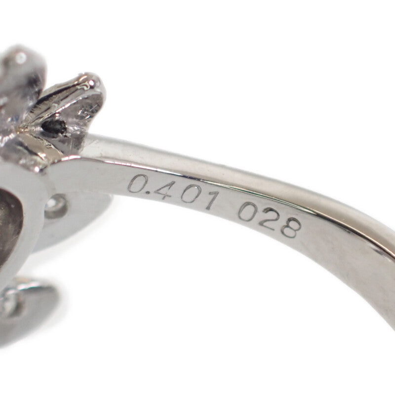 デザインジュエリー 16号 リング Pt900プラチナ ダイヤモンド レディース【中古】【Aランク】