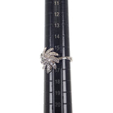 デザインジュエリー 16号 リング Pt900プラチナ ダイヤモンド レディース【中古】【Aランク】