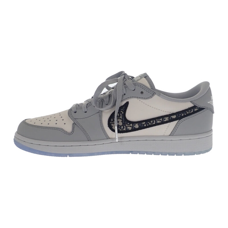 ディオール Dior Dior ディオール ナイキ NIKE 1 LOW OG エアジョーダン ワン ロー 世界8500足 限定 CN8608-002 スニーカー ブラック グレー ホワイト 27.0cm メンズ【中古】【Sランク】