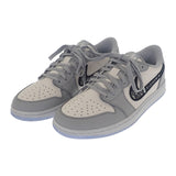 ディオール Dior Dior ディオール ナイキ NIKE 1 LOW OG エアジョーダン ワン ロー 世界8500足 限定 CN8608-002 スニーカー ブラック グレー ホワイト 27.0cm メンズ【中古】【Sランク】