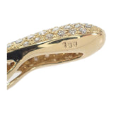 【中古】 K18 デザインジュエリー パヴェ ペンダントトップ K18イエローゴールド ダイヤモンド レディース【Aランク】