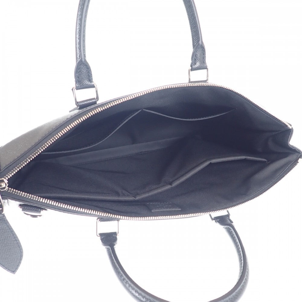 ルイヴィトン LOUIS VUITTON スリム・ブリーフケース ビジネスバッグ M30810 ハンドバッグ タイガ ノワール メンズ【中古】【Sランク】