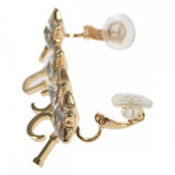 グッチ GUCCI スクリプトロゴシングル 680267_J1D50_8031 イヤリング GP ゴールド レディース【中古】【Aランク】