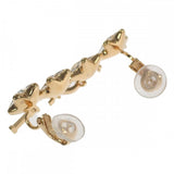 グッチ GUCCI スクリプトロゴシングル 680267_J1D50_8031 イヤリング GP ゴールド レディース【中古】【Aランク】