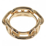 エルメス HERMES ルカデシェーヌダンクル スカーフリング GP ゴールド【中古】【ABランク】