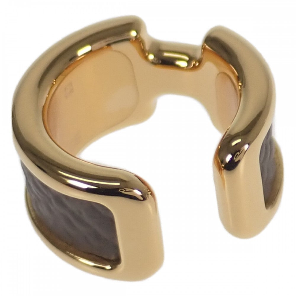 エルメス HERMES オランプPM イヤーカフ H010734CC18 イヤリング ヴォーエプソン エトゥープ ゴールド レディース【中古】【Aランク】