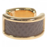 エルメス HERMES オランプPM イヤーカフ H010734CC18 イヤリング ヴォーエプソン エトゥープ ゴールド レディース【中古】【Aランク】