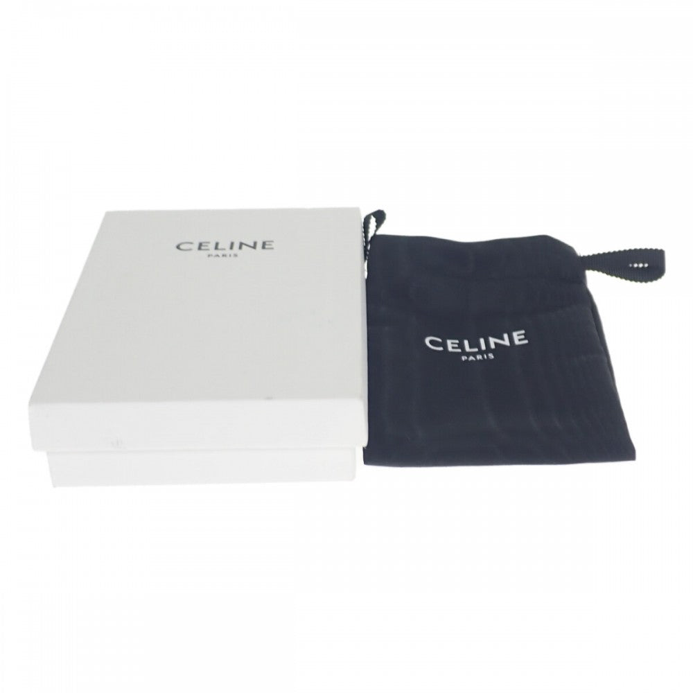 セリーヌ CELINE カードホルダー 10B703EMJ.04LU カードケース ラムスキン ブラウン タン レディース【中古】【Sランク】