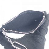 セリーヌ CELINE フック付きコイン&カードポーチ 10B772DTN.38AW コインケース PVC ブラック シルバー金具 レディース【中古】【Aランク】