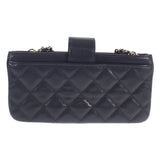 シャネル CHANEL スマートフォン ホルダー スマホ AP2916_B05052_94305 ショルダーバッグ キャビアスキン ブラック ゴールド金具 レディース【中古】【Sランク】