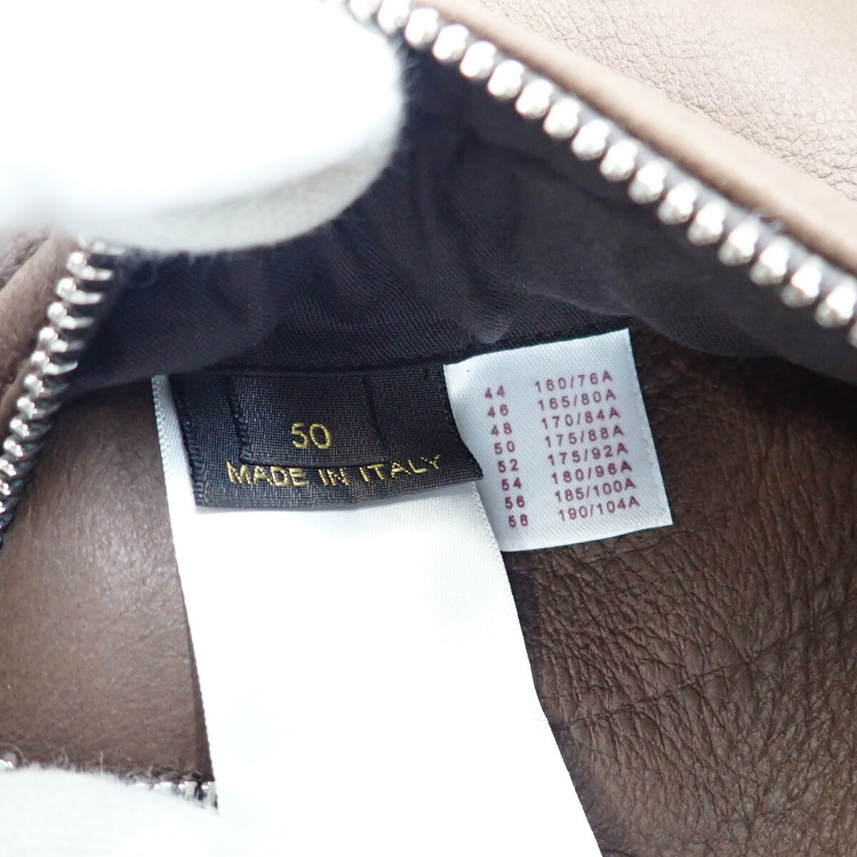 ルイヴィトン LOUIS VUITTON ムートンライダース 50 ライダースジャケット ムートン コットン ブラウン メンズ【中古】【ABランク】