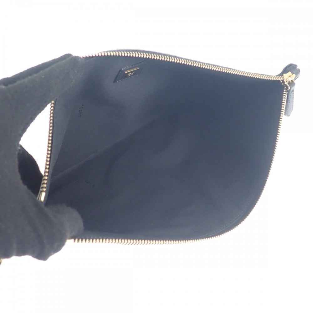 フェンディ FENDI フラットポーチ ラージ 8N0178 AEHR クラッチバッグ クラッチバッグ カーフ ピンク メンズ レディース【中古】【ABランク】