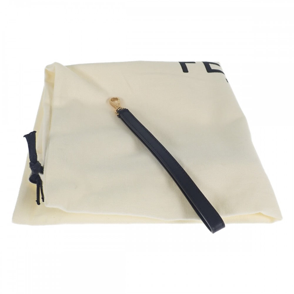 フェンディ FENDI フラットポーチ ラージ 8N0178 AEHR ポーチ クラッチバッグ カーフ ピンク メンズ レディース【中古】【ABランク】