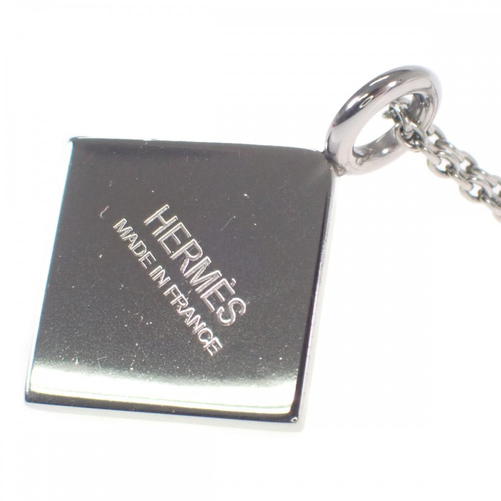 エルメス HERMES メドールキュピドン ネックレス メタル アニスグリーン シルバー レディース【中古】【ABランク】