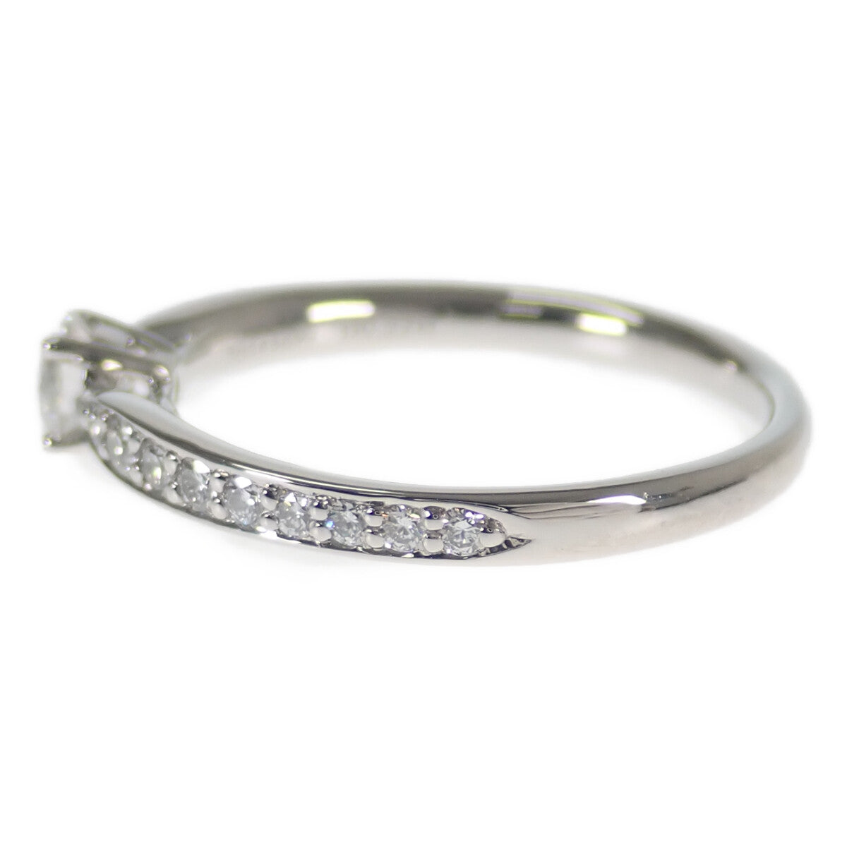 ティファニー TIFFANY&Co. ハーモニー 10号 リング Pt950プラチナ ダイヤモンド レディース【中古】【Aランク】