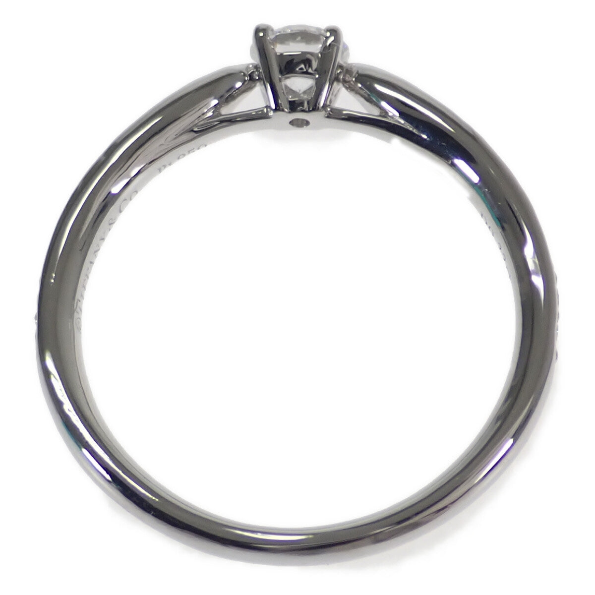 ティファニー TIFFANY&Co. ハーモニー 10号 リング Pt950プラチナ ダイヤモンド レディース【中古】【Aランク】