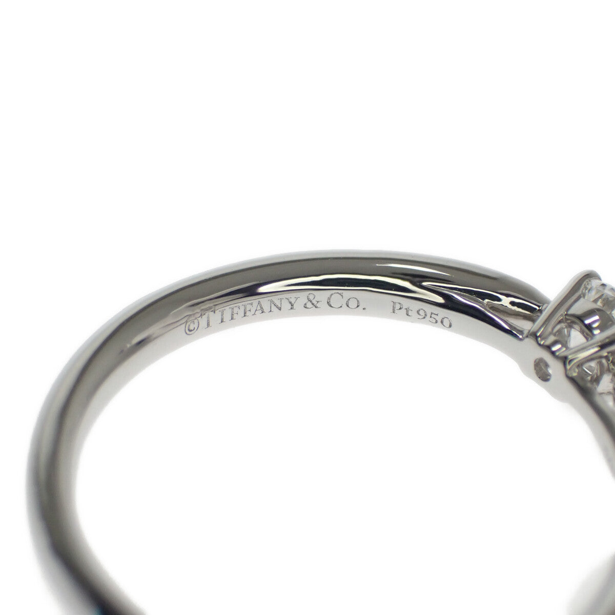 ティファニー TIFFANY&Co. ハーモニー 10号 リング Pt950プラチナ ダイヤモンド レディース【中古】【Aランク】