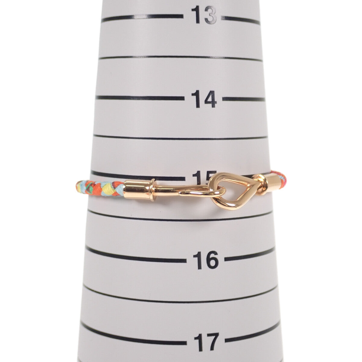 エルメス HERMES ジャンボ ブレスレット シルク トロピカルカラー ピンクゴールド レディース【中古】【Aランク】