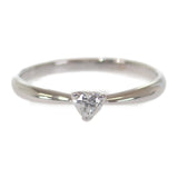 K18WG デザインジュエリー ハートシェイプ リング K18ホワイトゴールド 10号 ダイヤモンド レディース【中古】【Aランク】