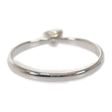 K18WG デザインジュエリー ハートシェイプ リング K18ホワイトゴールド 10号 ダイヤモンド レディース【中古】【Aランク】