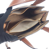 ロエベ LOEWE ゲートトップハンドルバッグS 321.12.U61 2WAYバッグ ハンドバッグ カーフ ライトキャラメル ピーカンカラー レディース【中古】【Aランク】