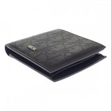 ディオール Dior コインケース付きウォレット 2ESBC027VPD_H03E 二つ折り財布 カーフ ブラック メンズ【中古】【SAランク】