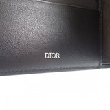ディオール Dior コインケース付きウォレット 2ESBC027VPD_H03E 二つ折り財布 カーフ ブラック メンズ【中古】【SAランク】