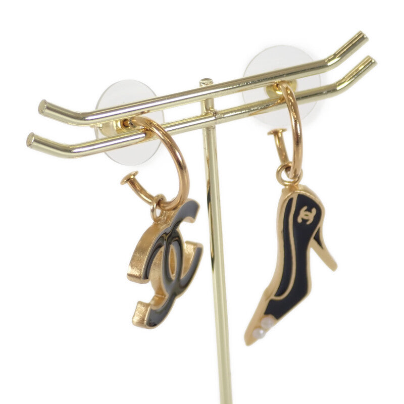 シャネル CHANEL ココマーク パンプスモチーフ ピアス GP フェイクパール ゴールド レディース【中古】【Aランク】