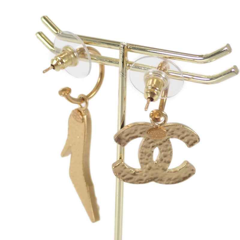 シャネル CHANEL ココマーク パンプスモチーフ ピアス GP フェイクパール ゴールド レディース【中古】【Aランク】