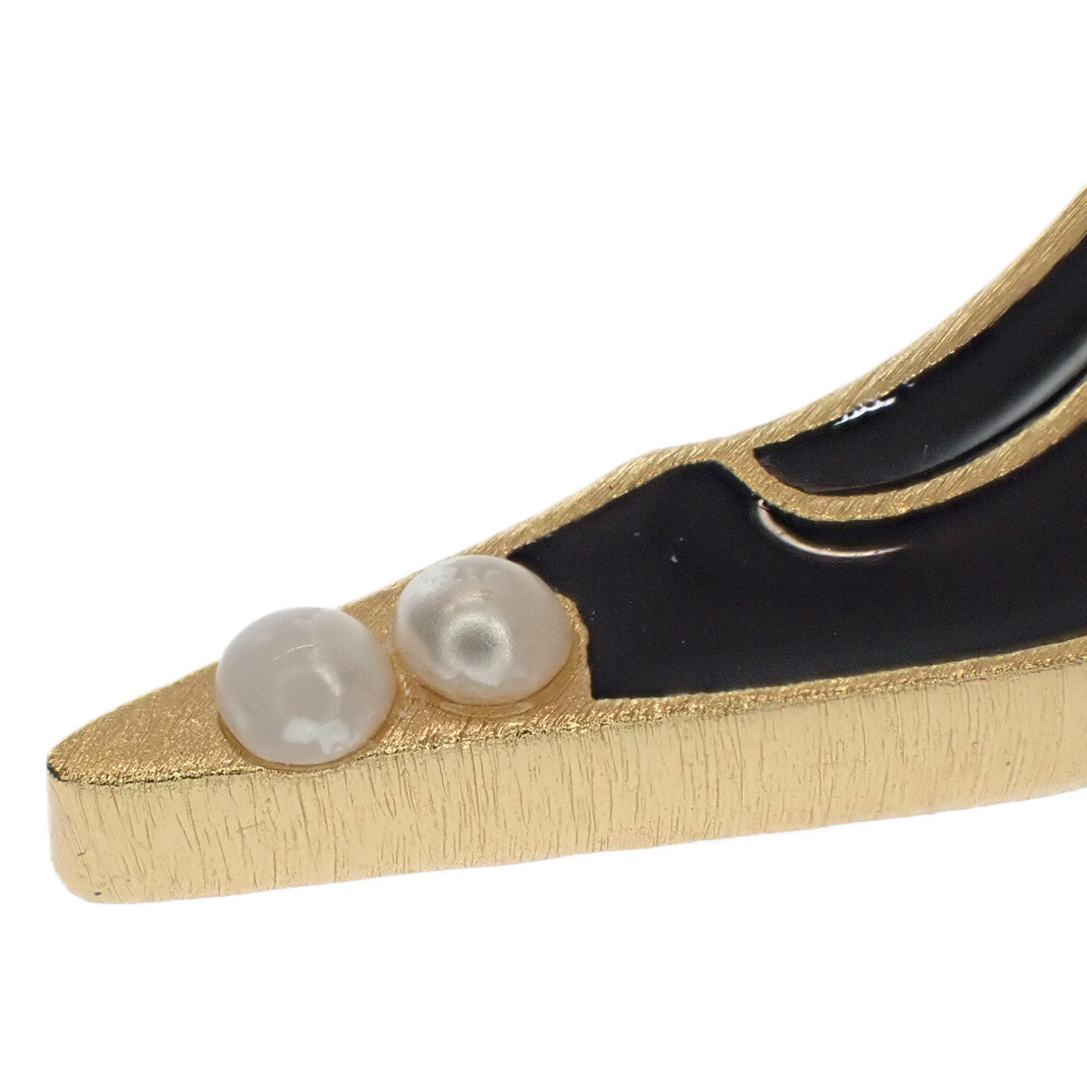 シャネル CHANEL ココマーク パンプスモチーフ ピアス GP フェイクパール ゴールド レディース【中古】【ABランク】