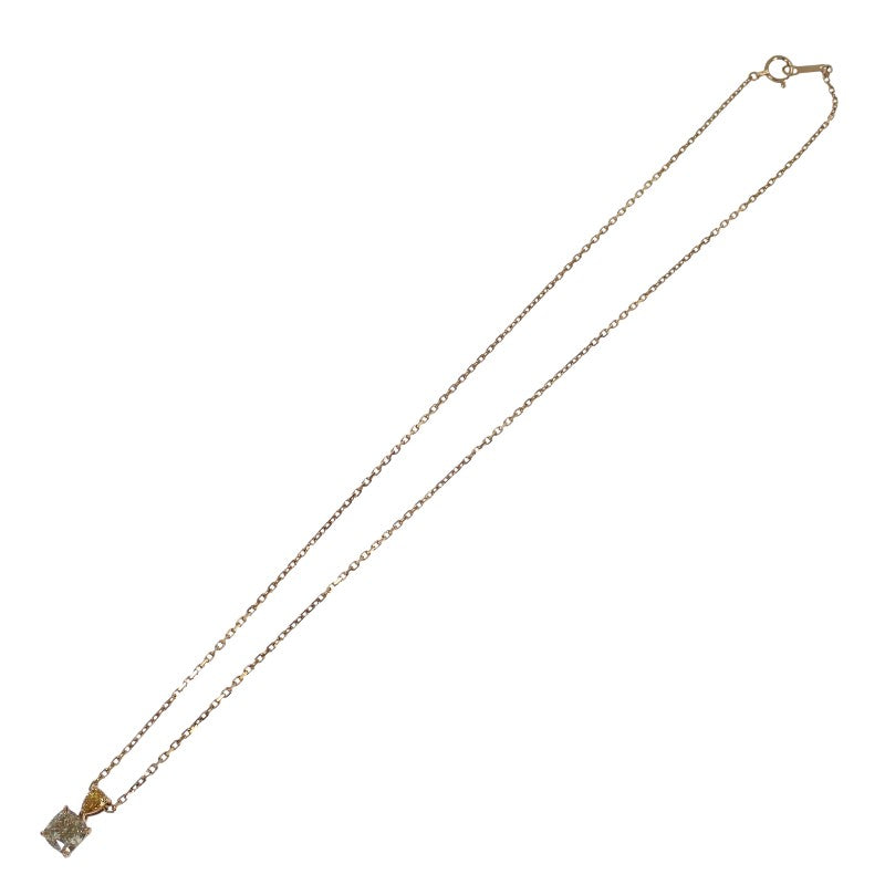 デザイン ジュエリー クッション モディファイド ネックレス K18イエローゴールド レディース【中古】【Aランク】