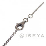【中古】 デザイン ジュエリー ネックレス K18ホワイトゴールド ダイヤモンド レディース【Aランク】