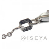 【中古】 デザイン ジュエリー ネックレス K18ホワイトゴールド ダイヤモンド レディース【Aランク】