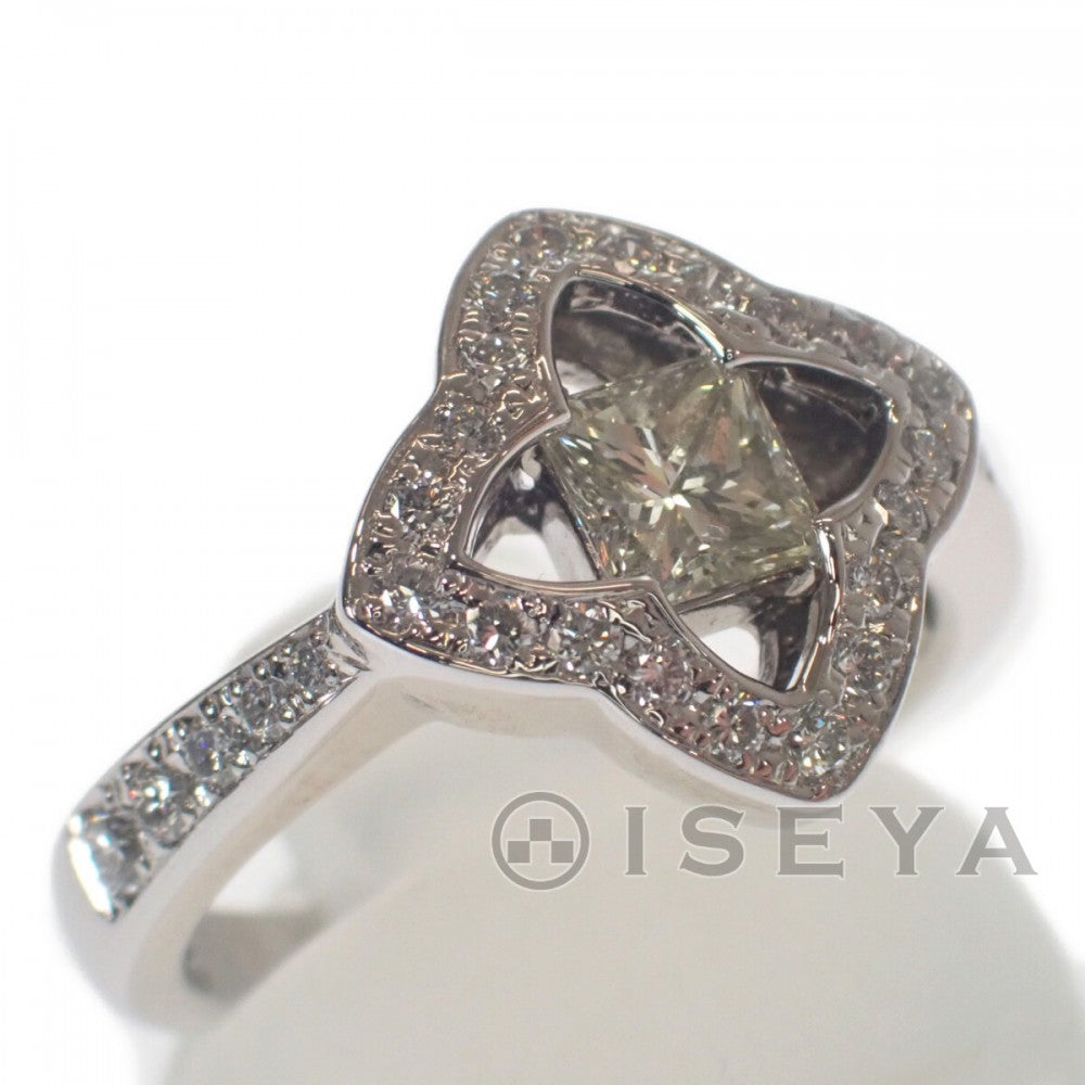 【中古】 デザインジュエリー リング Pt900プラチナ ダイヤモンド ダイヤモンド レディース【Aランク】