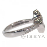 【中古】 デザインジュエリー リング Pt900プラチナ ダイヤモンド ダイヤモンド レディース【Aランク】