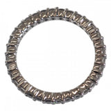 【中古】 デザイン ジュエリー フルエタニティ リング K18ホワイトゴールド ダイヤモンド サイズ棒約12号 レディース【Aランク】