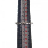 【中古】 デザイン ジュエリー フルエタニティ リング K18ホワイトゴールド ダイヤモンド サイズ棒約12号 レディース【Aランク】