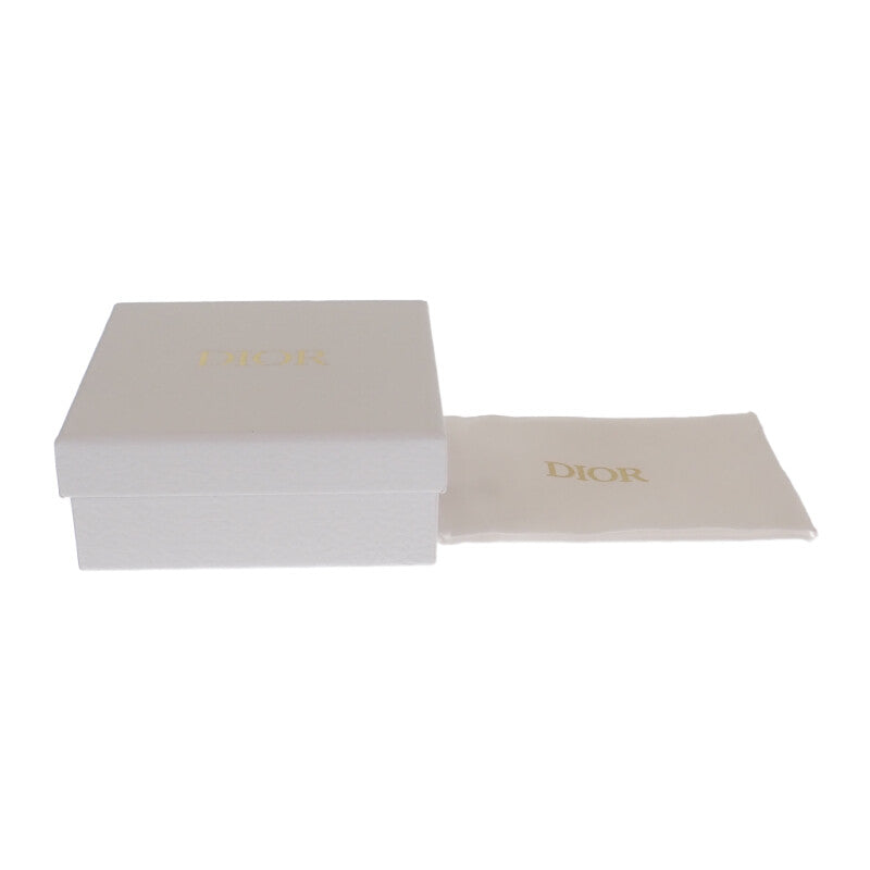 迪奧 Dior 卡夾 DIOR CARO S5130UWHC_M116 卡片套 小牛皮 米色 金色金屬配件 女士【中古】【SA級】