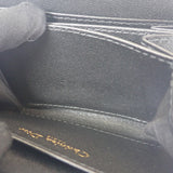 ディオール Dior デタッチャブルカードホルダー S5034UWHC_M900 カードケース カーフ ブラック ゴールド金具 レディース【中古】【ABランク】