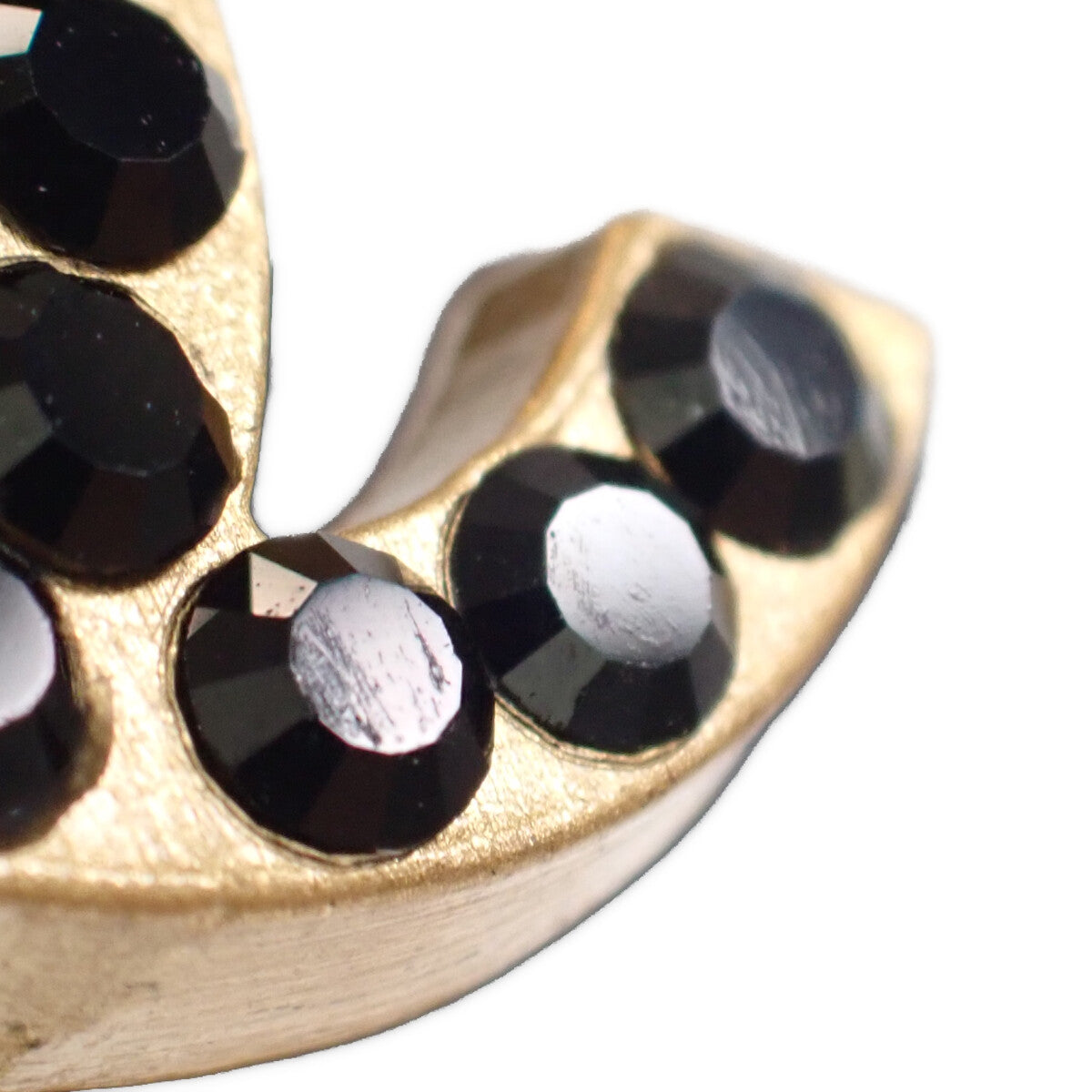 シャネル CHANEL ココマーク イヤリング メタル ラインストーン ゴールド レディース【中古】【ABランク】