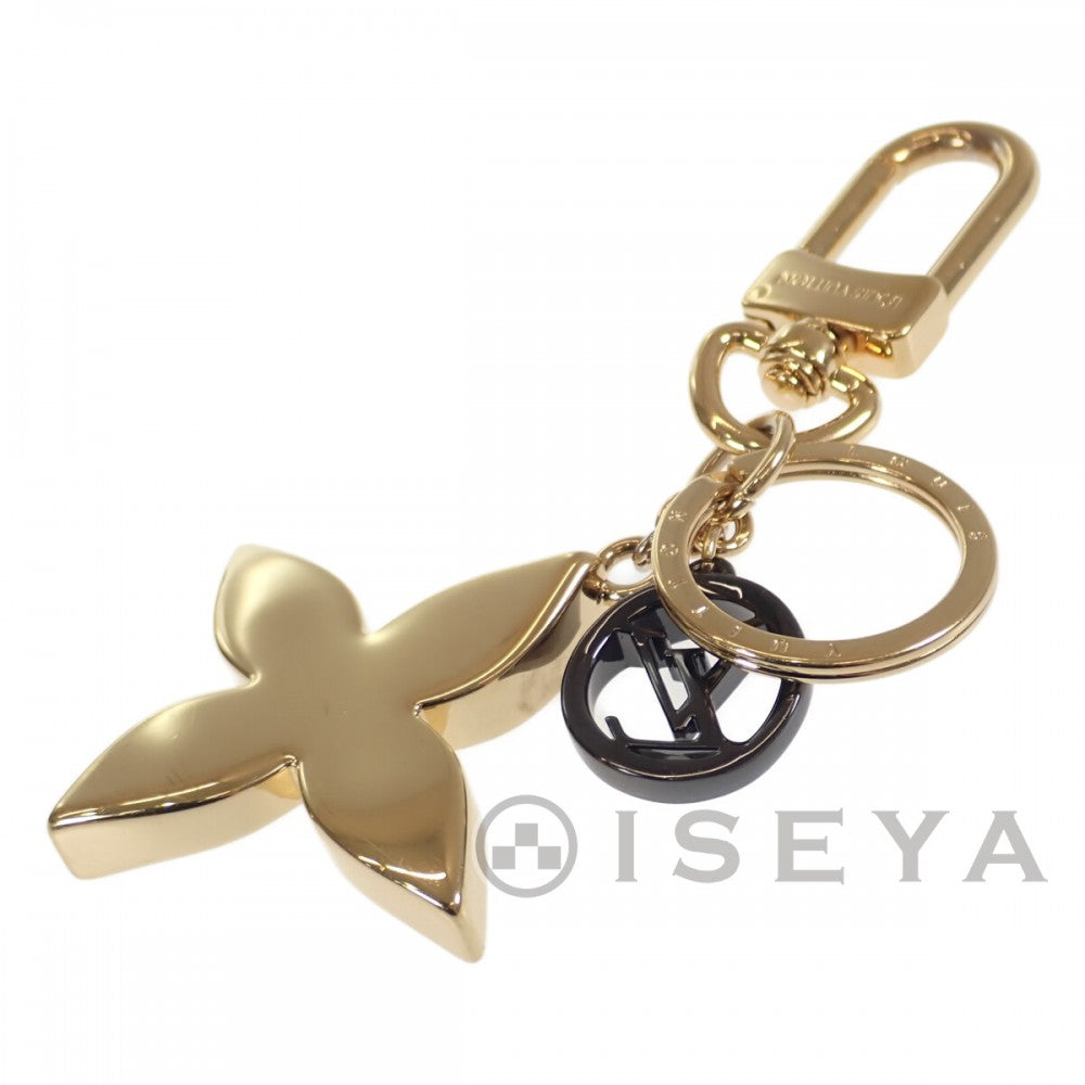 ルイヴィトン LOUIS VUITTON ポルトクレ ブロッサムドリーム M00355 キーホルダー ゴールド レディース【中古】【ABランク】