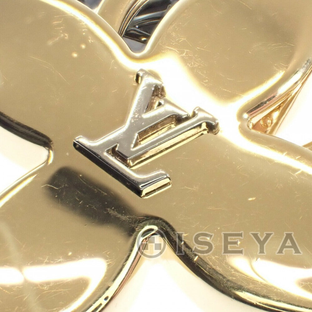 ルイヴィトン LOUIS VUITTON ポルトクレ ブロッサムドリーム M00355 キーホルダー ゴールド レディース【中古】【ABランク】